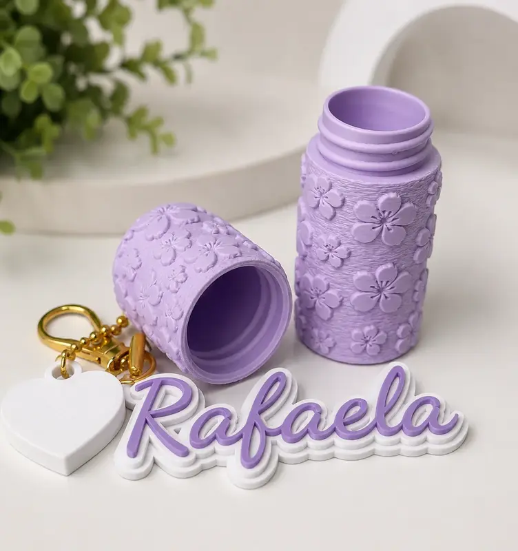 Chaveiro Porta Protetor Labial Personalizado — em 3D