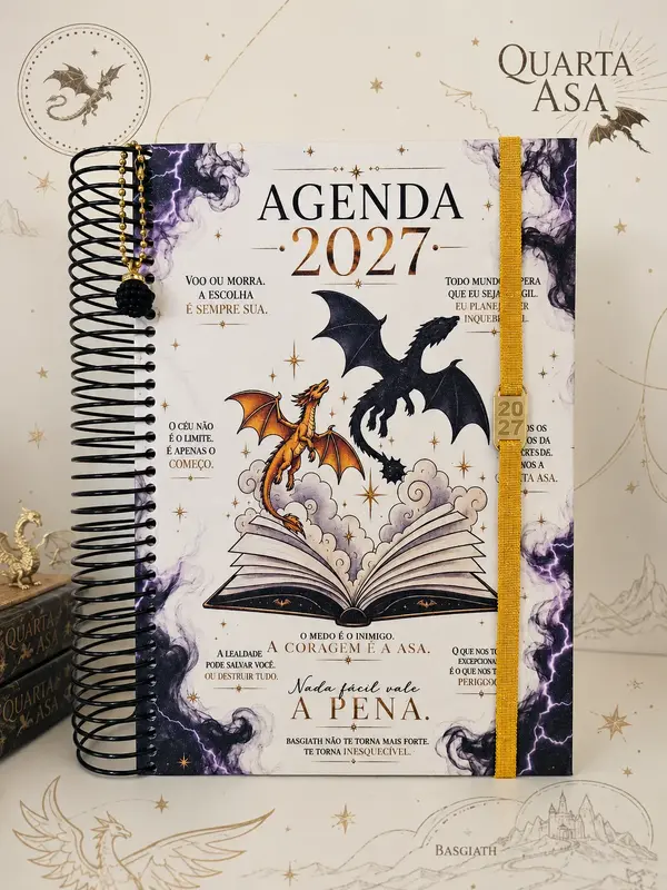🐉📔 Agenda 2027 — Quarta Asa - Com Brindes