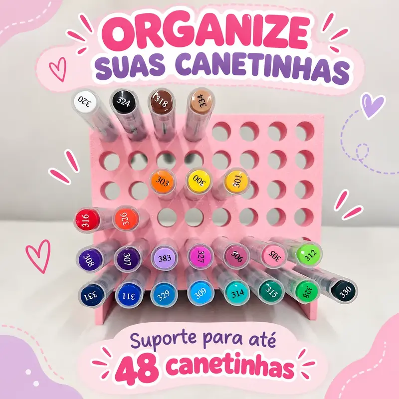 Suporte para 48 Canetinhas
